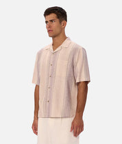 INDUSTRIE SUNSET SHORT SLEEVE SHIRT MENS LIGHTWEIGHT SUMMER RESORT FIT – LAVENDER MUSK