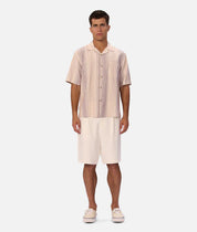 INDUSTRIE SUNSET SHORT SLEEVE SHIRT MENS LIGHTWEIGHT SUMMER RESORT FIT – LAVENDER MUSK