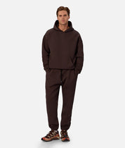 INDUSTRIE TECH DEL SUR HOODIE MENS OVERSIZED ATHLEISURE HOODIE SOFT FLEECE UMBER