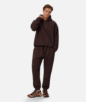 INDUSTRIE TECH DEL SUR HOODIE MENS OVERSIZED ATHLEISURE HOODIE SOFT FLEECE UMBER