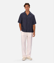 INDUSTRIE THE ST MARTINS SHORT SLEEVE LINEN SHIRT – DENIM