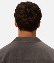 INDUSTRIE WASHED MARBELLA SHORT SLEEVE SHIRT - GUNMETAL