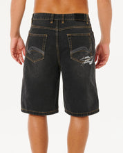 RIP CURL INNER VISIONS DENIM 23" WALKSHORT – DARK ACID BLACK