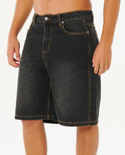 RIP CURL INNER VISIONS DENIM 23" WALKSHORT – DARK ACID BLACK