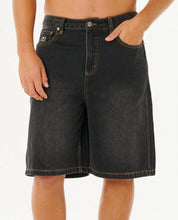 RIP CURL INNER VISIONS DENIM 23" WALKSHORT – DARK ACID BLACK