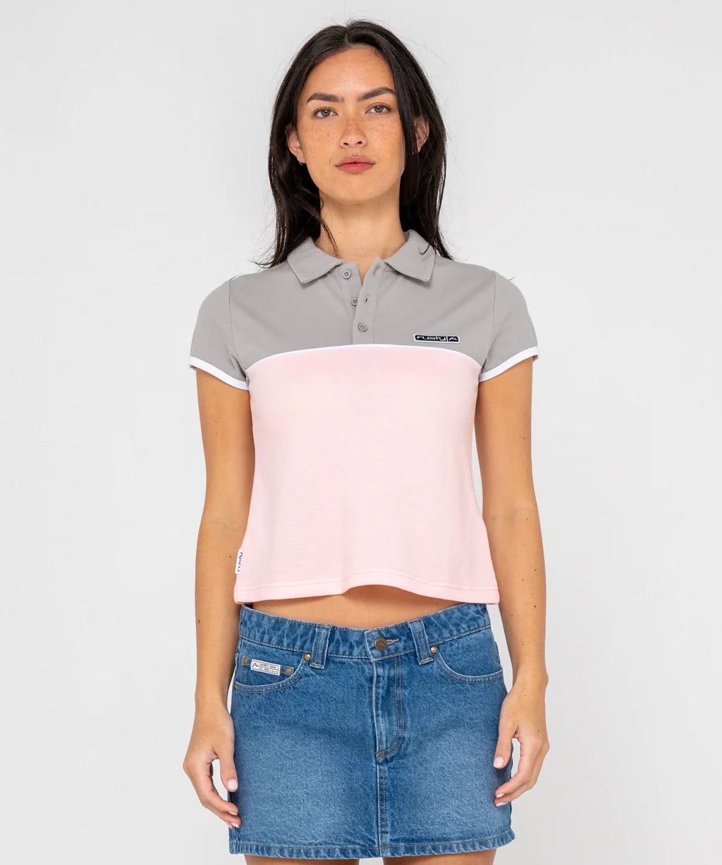 insert-dad-joke-baby-polo-pink-grey1.webp