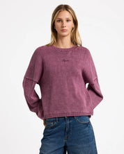 RVCA IVY CREW NECK WINE