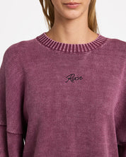 RVCA IVY CREW NECK WINE