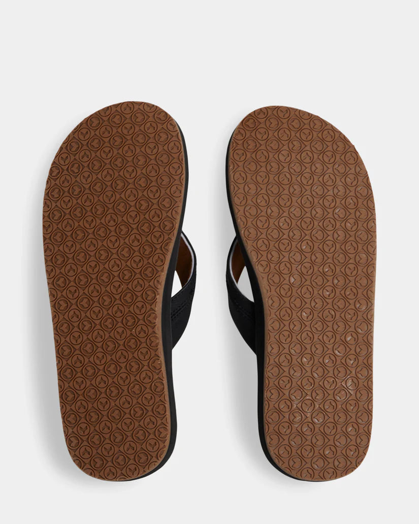 KUSTOM MENS VEGO 2 THONGS – BLACK