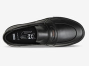 GLOBE LIAIZON SLIP ON SKATE LOAFER VULC SHOCKBED IMPACT GRIP SNEAKER BLACK/MAALOUF