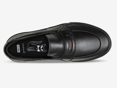 GLOBE LIAIZON SLIP ON SKATE LOAFER VULC SHOCKBED IMPACT GRIP SNEAKER BLACK/MAALOUF