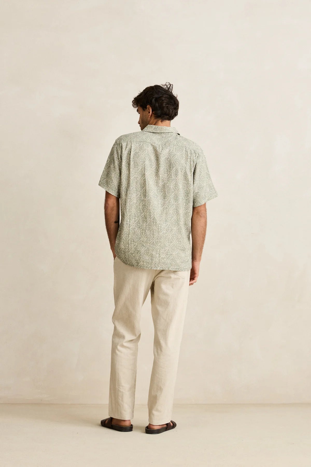 RHYTHM LINEN JAM PANT BONE