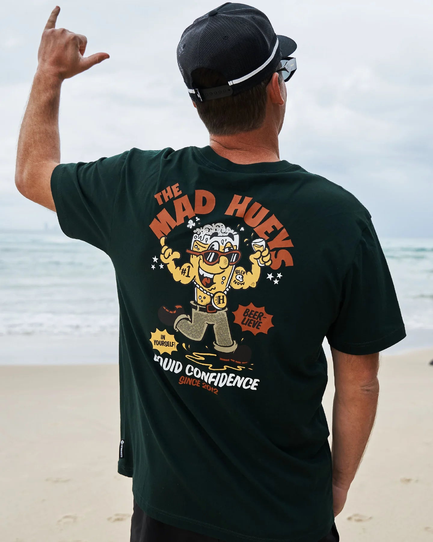 THE MAD HUEYS LIQUID CONFIDENCE SS TEE