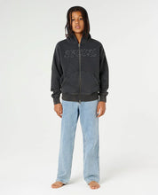 RIP CURL LIQUID TRIPS ZIP THROUGH HOOD – KIDS WASHED BLACK