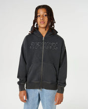RIP CURL LIQUID TRIPS ZIP THROUGH HOOD – KIDS WASHED BLACK