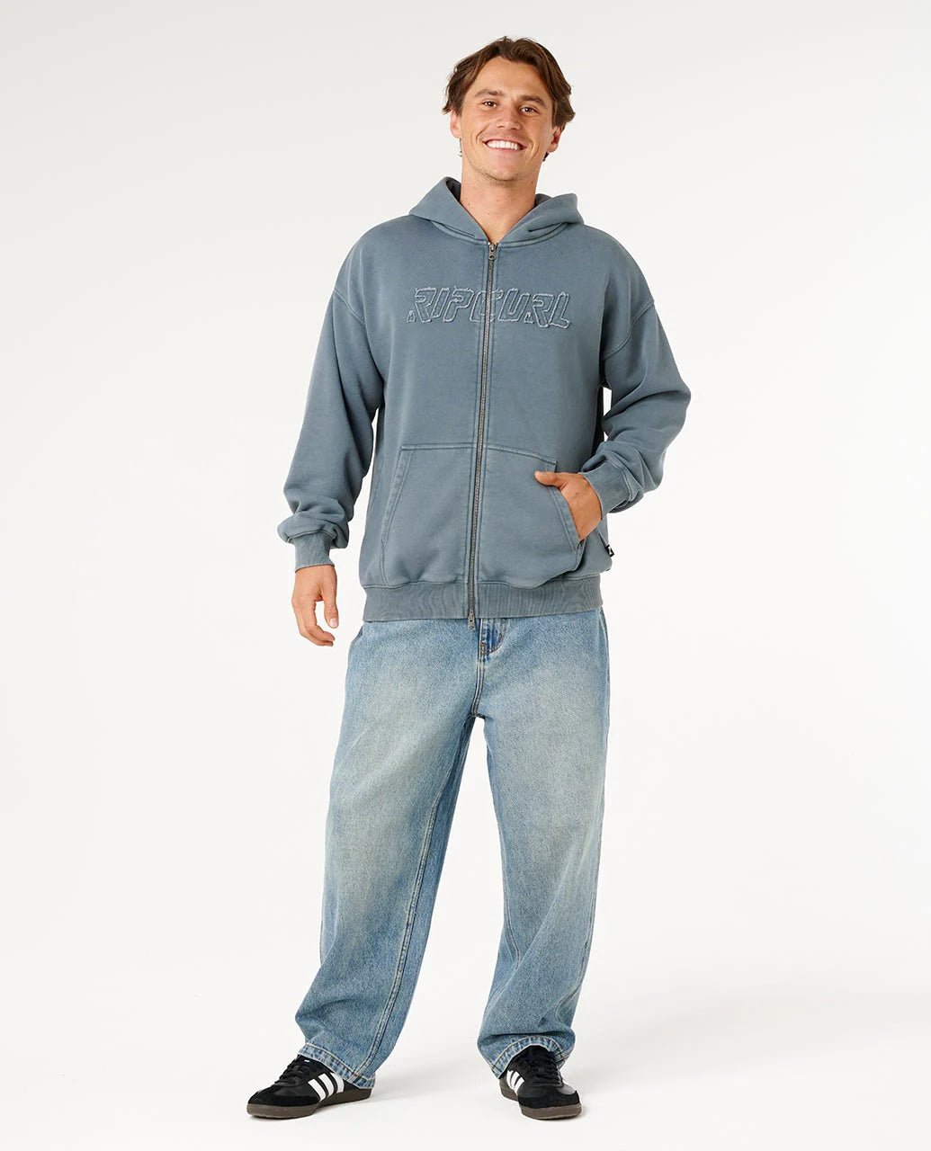 RIP CURL LIQUID TRIPS ZIP THRU HOOD – PINE NIGHT
