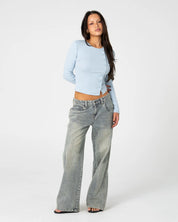 RUSTY LUCY LOOSE LOW RISE JEAN WOMENS DIRTY DAWG