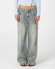 RUSTY LUCY LOOSE LOW RISE JEAN WOMENS DIRTY DAWG