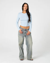 RUSTY LUCY LOOSE LOW RISE JEAN WOMENS DIRTY DAWG