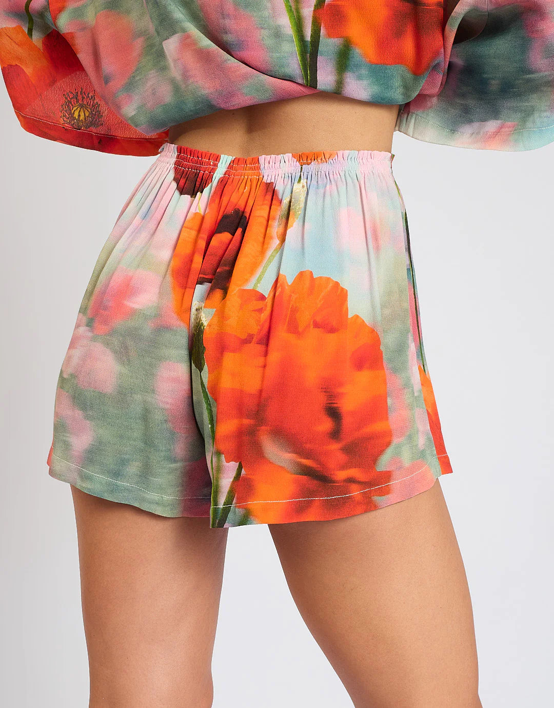 LUNA LANE THE BOSTON SHORTS – RESORT 25 – LIGHTWEIGHT RAYON ELASTIC WAIST SHORTS