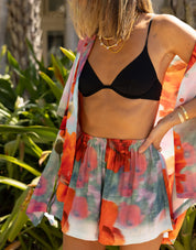 LUNA LANE THE BOSTON SHORTS – RESORT 25 – LIGHTWEIGHT RAYON ELASTIC WAIST SHORTS