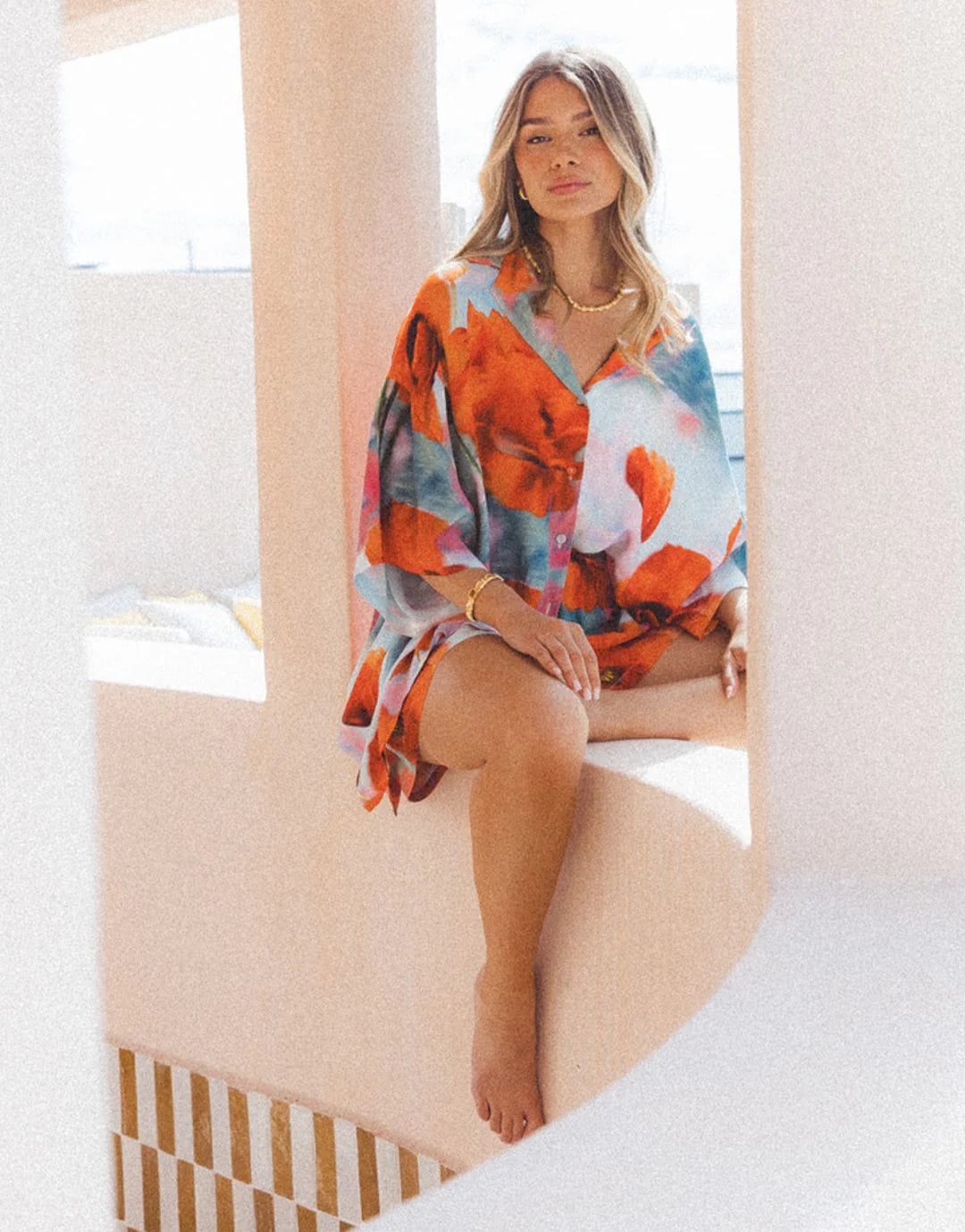 LUNA LANE THE RILEY SHIRT – RESORT 25 – RELAXED OVERSIZED VISCOSE RAYON SHIRT