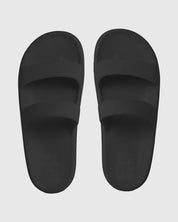 BILLABONG MALIBU WOMENS RECOVERY SANDALS COMFORT POST SURF SLIDES BLACK