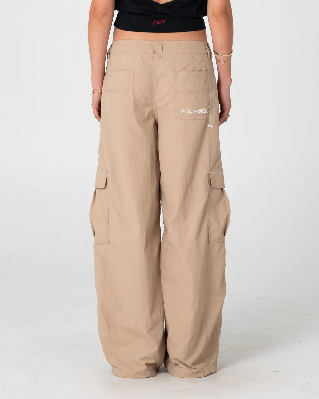 RUSTY MELROSE LOW RISE CARGO PANT WOMENS