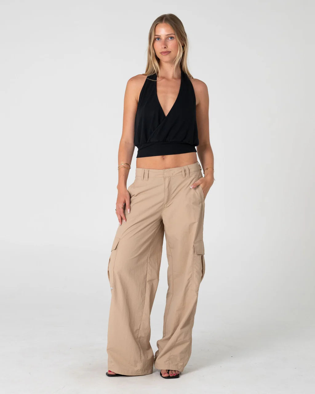 RUSTY MELROSE LOW RISE CARGO PANT WOMENS