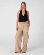 RUSTY MELROSE LOW RISE CARGO PANT WOMENS