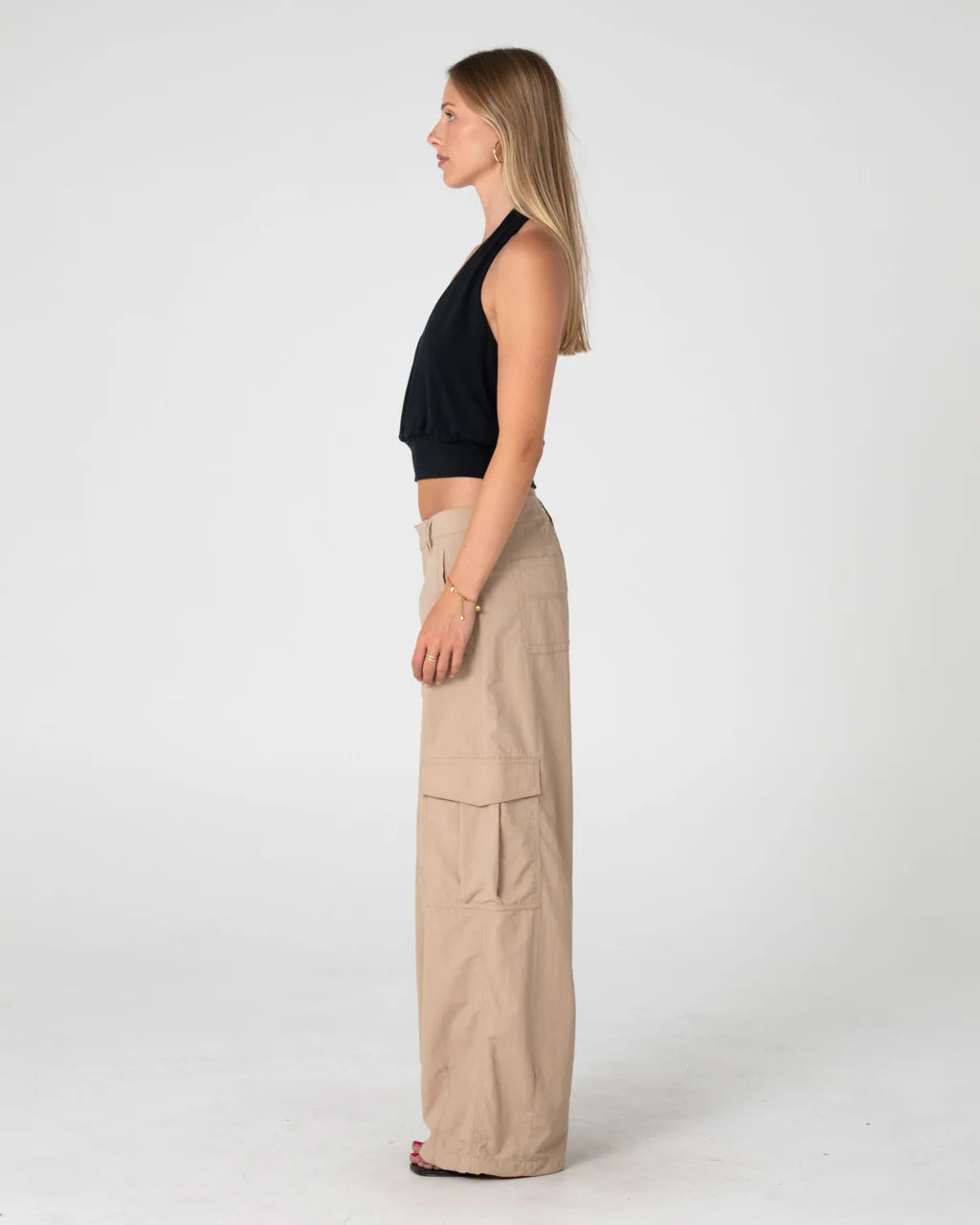 RUSTY MELROSE LOW RISE CARGO PANT WOMENS