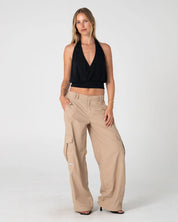 RUSTY MELROSE LOW RISE CARGO PANT WOMENS