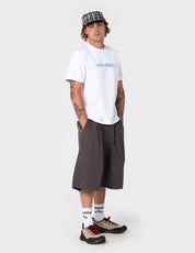 RUSTY MISTA MISTA BAGGY PLEATED SHORT CARBON