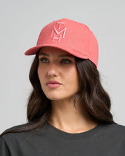 MAD HUEYS NEW HUEYS WOMENS BASEBALL CAP WASHED DUSTY ROSE