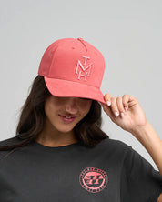 MAD HUEYS NEW HUEYS WOMENS BASEBALL CAP WASHED DUSTY ROSE