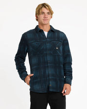 QUIKSILVER NORTH SEA EXPEDITION III LONG SLEEVE SHIRT MIDNIGHT NAVY