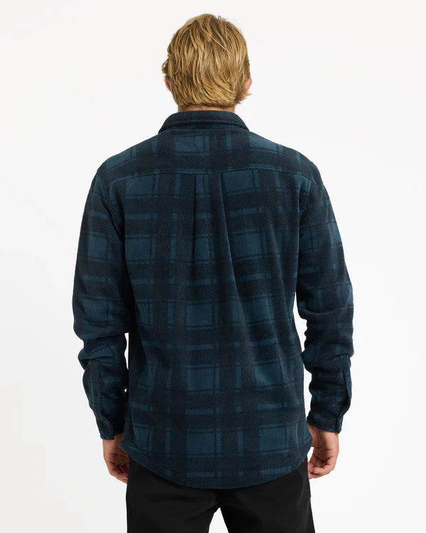 QUIKSILVER NORTH SEA EXPEDITION III LONG SLEEVE SHIRT MIDNIGHT NAVY