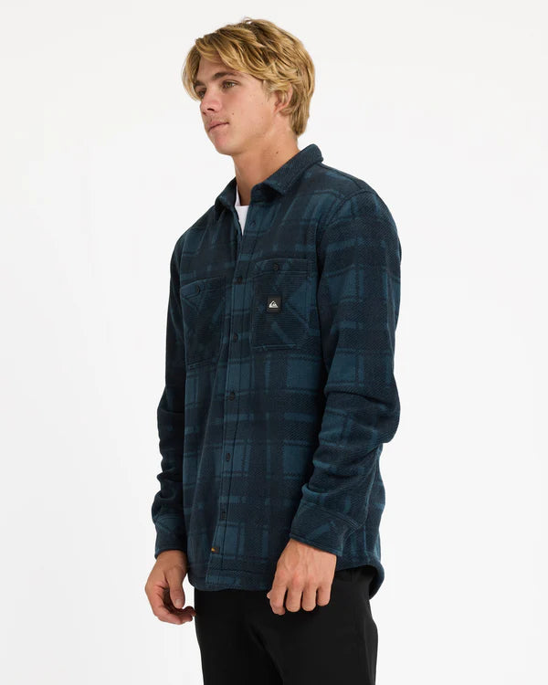 QUIKSILVER NORTH SEA EXPEDITION III LONG SLEEVE SHIRT MIDNIGHT NAVY