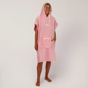 OCEAN & EARTH LADIES HOODED PONCHO – COTTON CANDY