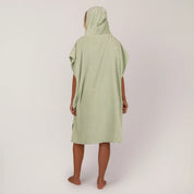 OCEAN & EARTH LADIES HOODED PONCHO – MUTE MINT