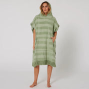 OCEAN & EARTH LADIES LAYZ HOODED PONCHO – SAGE