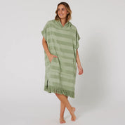 OCEAN & EARTH LADIES LAYZ HOODED PONCHO – SAGE