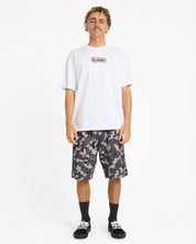 BILLABONG OTIS SNAKE MENS GRAPHIC T SHIRT WHITE SURF TEE