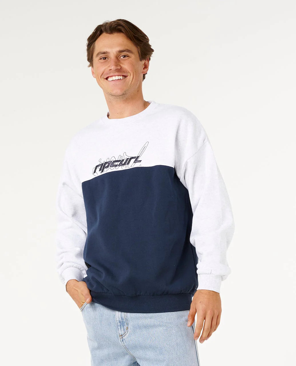 RIP CURL PANEL BEATER CREW – SPORTS MARLE