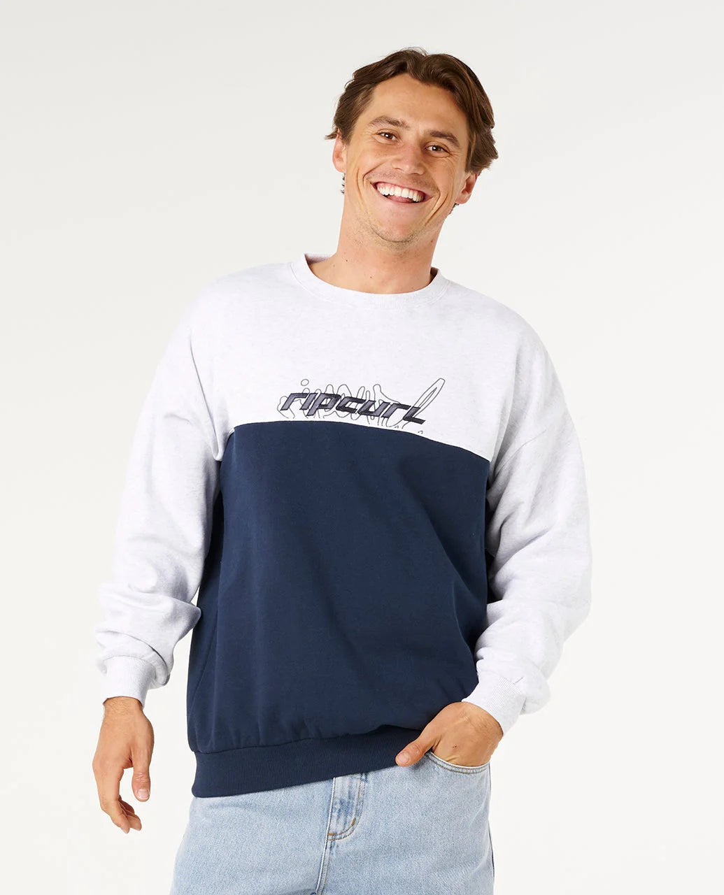 RIP CURL PANEL BEATER CREW – SPORTS MARLE