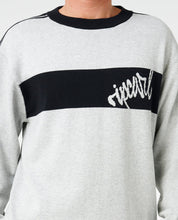 RIP CURL PANEL BEATER KNIT CREW – GREY MARLE