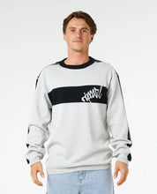 RIP CURL PANEL BEATER KNIT CREW – GREY MARLE