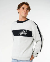 RIP CURL PANEL BEATER KNIT CREW – GREY MARLE