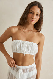 RHYTHM PARADISE STRAPLESS TOP – WOMENS BANDEAU BEACH TOP