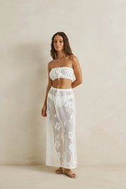 RHYTHM PARADISE MAXI SKIRT – WOMENS COASTAL A-LINE MAXI SKIRT